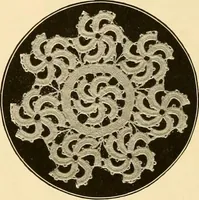 An illustration from The Priscilla crochet book, centerpieces and doilies; (1915)