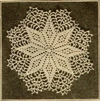 An illustration from The Priscilla crochet book, centerpieces and doilies; (1915)