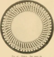 Picture 42 of 90 from The Priscilla crochet book, centerpieces and doilies; (1915), leaf 24