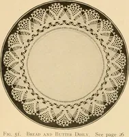 Picture 46 of 90 from The Priscilla crochet book, centerpieces and doilies; (1915), leaf 26