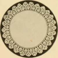An illustration from The Priscilla crochet book, centerpieces and doilies; (1915)