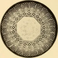 An illustration from The Priscilla crochet book, centerpieces and doilies; (1915)