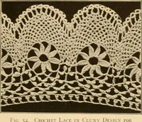 An illustration from The Priscilla crochet book, centerpieces and doilies; (1915)