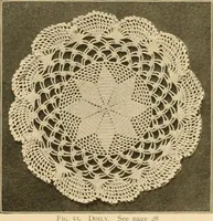 Picture 50 of 90 from The Priscilla crochet book, centerpieces and doilies; (1915), leaf 28