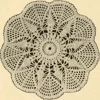 Picture 52 of 90 from The Priscilla crochet book, centerpieces and doilies; (1915), leaf 29