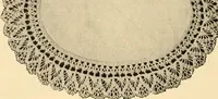 An illustration from The Priscilla crochet book, centerpieces and doilies; (1915)