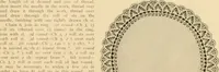 An illustration from The Priscilla crochet book, centerpieces and doilies; (1915)