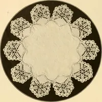 An illustration from The Priscilla crochet book, centerpieces and doilies; (1915)