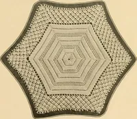 An illustration from The Priscilla crochet book, centerpieces and doilies; (1915)