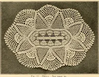 Picture 71 of 90 from The Priscilla crochet book, centerpieces and doilies; (1915), leaf 37