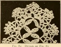An illustration from The Priscilla crochet book, centerpieces and doilies; (1915)
