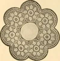 Picture 81 of 90 from The Priscilla crochet book, centerpieces and doilies; (1915), leaf 43