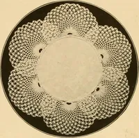 An illustration from The Priscilla crochet book, centerpieces and doilies; (1915)