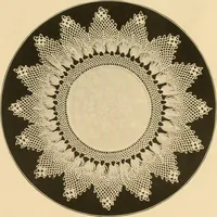 An illustration from The Priscilla crochet book, centerpieces and doilies; (1915)