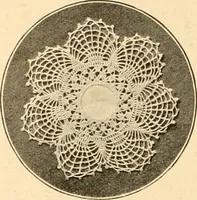 An illustration from The Priscilla crochet book, centerpieces and doilies; (1915)