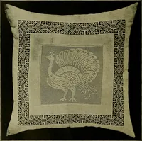 Picture 18 of 65 from The Priscilla filet crochet book : a collection of beautiful designs in filet crochet, equally adapted to cross-stitch beads and canvas with working directions (1915), leaf 17