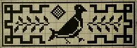 Picture 41 of 65 from The Priscilla filet crochet book : a collection of beautiful designs in filet crochet, equally adapted to cross-stitch beads and canvas with working directions (1915), leaf 41