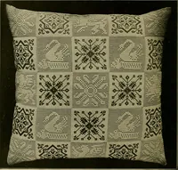 Picture 3 of 65 from The Priscilla filet crochet book : a collection of beautiful designs in filet crochet, equally adapted to cross-stitch beads and canvas with working directions (1915), leaf 7