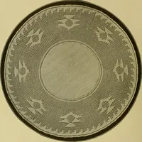 An illustration from The Priscilla filet crochet book, no. 2 ; a collection of beautiful designs in filet crochet, introducing filet crochet brodé, embroidery on crochet and cameo crochet (1914)