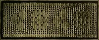 An illustration from The Priscilla filet crochet book, no. 2 ; a collection of beautiful designs in filet crochet, introducing filet crochet brodé, embroidery on crochet and cameo crochet (1914)