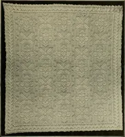 An illustration from The Priscilla filet crochet book; a collection of beautiful designs in filet crochet, equally adapted to cross-stitch, beads and canvas, with working directions (1911)