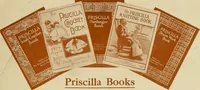 An illustration from The Priscilla filet crochet book; a collection of beautiful designs in filet crochet, equally adapted to cross-stitch, beads and canvas, with working directions (1911)