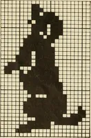 Picture 7 of 66 from The Priscilla filet crochet book; a collection of beautiful designs in filet crochet, equally adapted to cross-stitch, beads and canvas, with working directions (1911), leaf 7