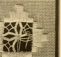 Picture 4 of 15 from The Priscilla Hardanger book; a collection of beautiful designs in Hardanger embroidery (1909), leaf 11