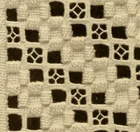 An illustration from The Priscilla Hardanger book; a collection of beautiful designs in Hardanger embroidery (1909)