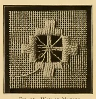 Picture 3 of 15 from The Priscilla Hardanger book; a collection of beautiful designs in Hardanger embroidery (1909), leaf 9