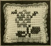 An illustration from Priscilla juniors' crochet book; models and directions for crocheting adapted to girls from 8 to 12 years (1914)