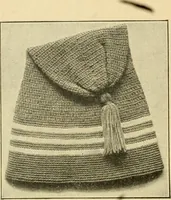 An illustration from Priscilla juniors' crochet book; models and directions for crocheting adapted to girls from 8 to 12 years (1914)