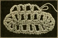 An illustration from Priscilla juniors' crochet book; models and directions for crocheting adapted to girls from 8 to 12 years (1914)