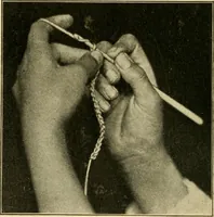 An illustration from Priscilla juniors' crochet book; models and directions for crocheting adapted to girls from 8 to 12 years (1914)