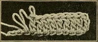 An illustration from Priscilla juniors' crochet book; models and directions for crocheting adapted to girls from 8 to 12 years (1914)