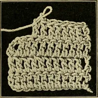 An illustration from Priscilla juniors' crochet book; models and directions for crocheting adapted to girls from 8 to 12 years (1914)