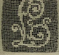 Picture 31 of 97 from The Priscilla netting book, containing full directions for making square and circular netting, and for the various stitches with which netting is ornamented, also a great number of finished pieces in the different varieties of netting and filet brodé (1914), leaf 14