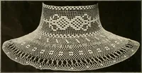 Picture 37 of 97 from The Priscilla netting book, containing full directions for making square and circular netting, and for the various stitches with which netting is ornamented, also a great number of finished pieces in the different varieties of netting and filet brodé (1914), leaf 17