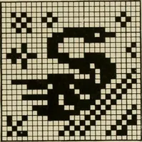 Picture 39 of 97 from The Priscilla netting book, containing full directions for making square and circular netting, and for the various stitches with which netting is ornamented, also a great number of finished pieces in the different varieties of netting and filet brodé (1914), leaf 18