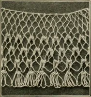 Picture 56 of 97 from The Priscilla netting book, containing full directions for making square and circular netting, and for the various stitches with which netting is ornamented, also a great number of finished pieces in the different varieties of netting and filet brodé (1914), leaf 28