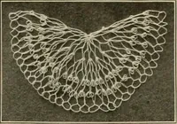 Picture 71 of 97 from The Priscilla netting book, containing full directions for making square and circular netting, and for the various stitches with which netting is ornamented, also a great number of finished pieces in the different varieties of netting and filet brodé (1914), leaf 34