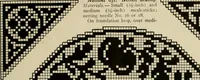 Picture 77 of 97 from The Priscilla netting book, containing full directions for making square and circular netting, and for the various stitches with which netting is ornamented, also a great number of finished pieces in the different varieties of netting and filet brodé (1914), leaf 38