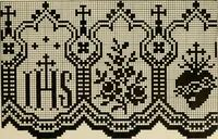 Picture 86 of 97 from The Priscilla netting book, containing full directions for making square and circular netting, and for the various stitches with which netting is ornamented, also a great number of finished pieces in the different varieties of netting and filet brodé (1914), leaf 42