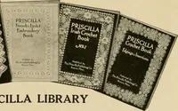 Picture 97 of 97 from The Priscilla netting book, containing full directions for making square and circular netting, and for the various stitches with which netting is ornamented, also a great number of finished pieces in the different varieties of netting and filet brodé (1914), leaf 50
