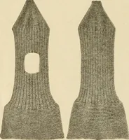 An illustration from The Priscilla war work book, including directions for knitted garments and comfort kits from the American Red cross, and knitted garments for the boy scout (1917)