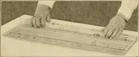 An illustration from The Priscilla war work book, including directions for knitted garments and comfort kits from the American Red cross, and knitted garments for the boy scout (1917)