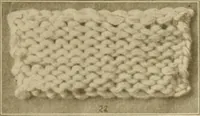 An illustration from The Priscilla war work book, including directions for knitted garments and comfort kits from the American Red cross, and knitted garments for the boy scout (1917)
