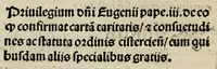 An illustration from [Privilegia ordinis Cisterciensis]