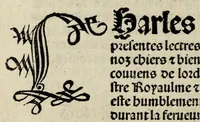 An illustration from [Privilegia ordinis Cisterciensis]