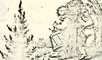 An illustration from Proben des hohen Teütschen Reichs Adels, oder, Sammlungen alter Denkmäler, Grabsteinen, Wappen, Inn- und Urschriften, u: d: nach ihrem wahren Urbilde aufgenommen unter offener Treüe bewähret und durch Anenbäume auch sonstige Nachrichten erkläret und erläuteret (1775)